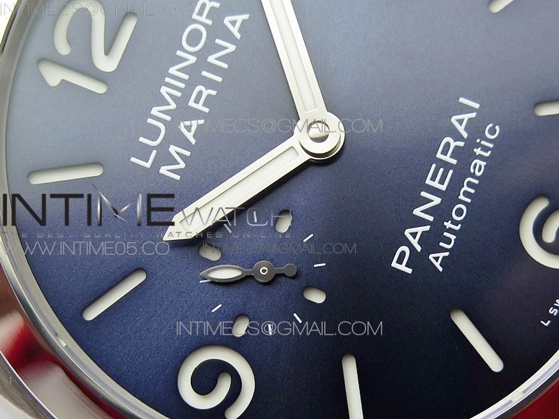 PAM1313 VSF 1:1 Best Edition Blue Dial on Blue Leather Strap P.9010 Clone